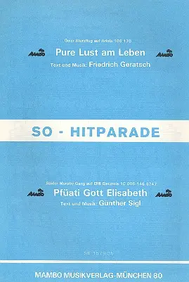 Cover: 9990090859743 | Pure Lust am Leben und Pfüati Gott Elisabeth: für Salonorchester