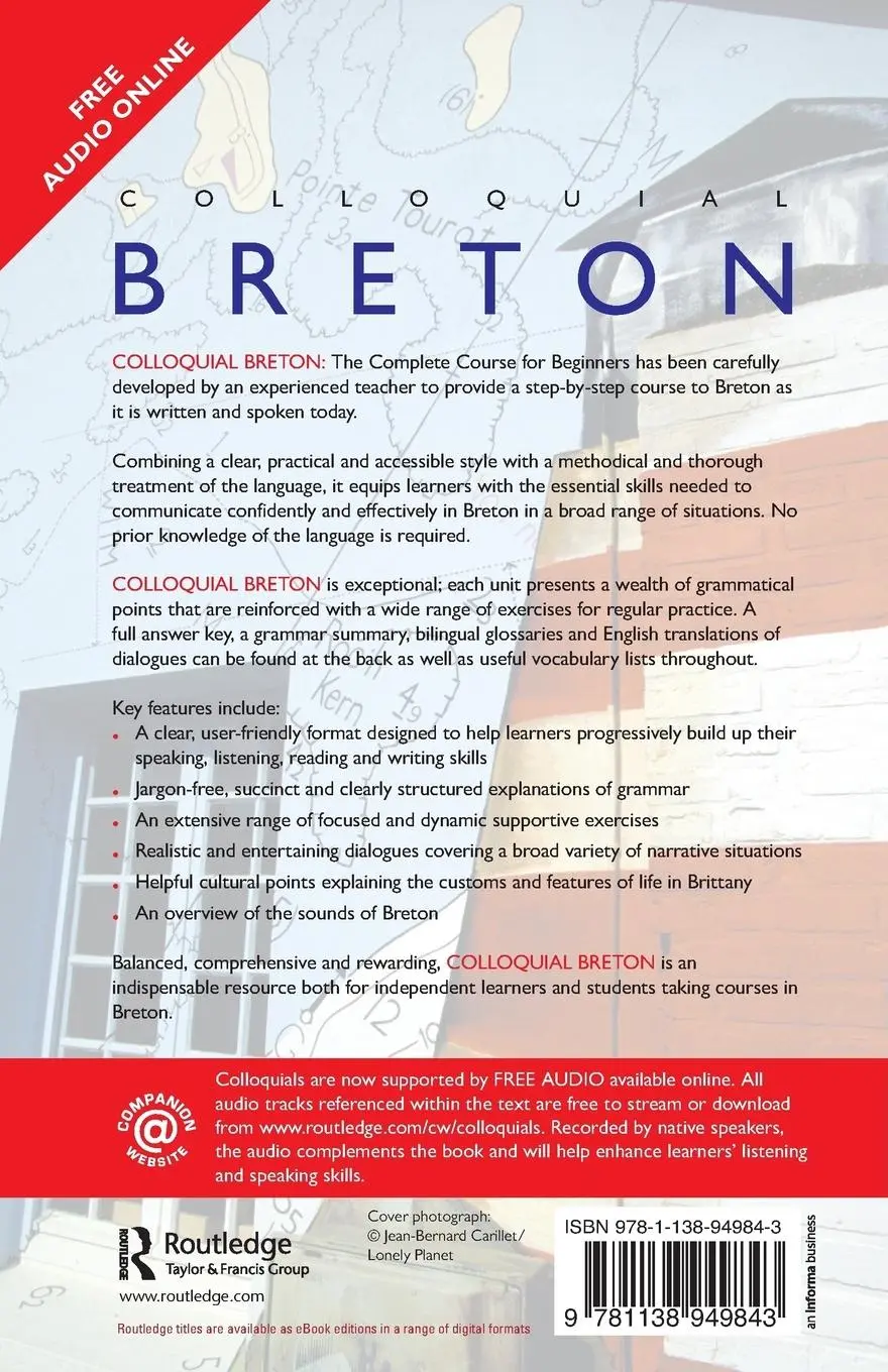 Rückseite: 9781138949843 | Colloquial Breton | Herve Ar Bihan (u. a.) | Taschenbuch | Englisch