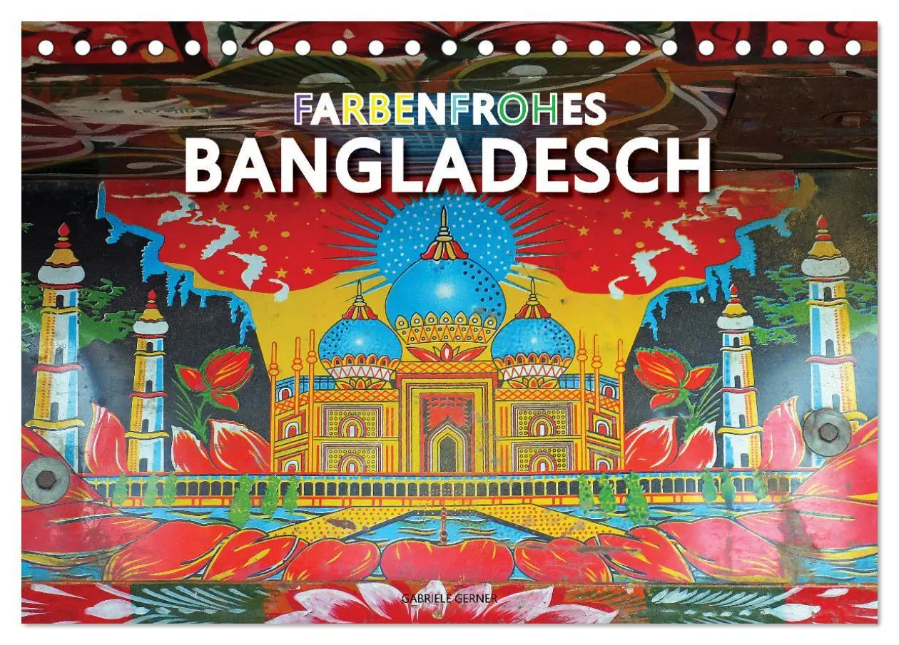 Cover: 9783457459843 | Farbenfrohes Bangladesch (Tischkalender 2026 DIN A5 quer), CALVENDO...