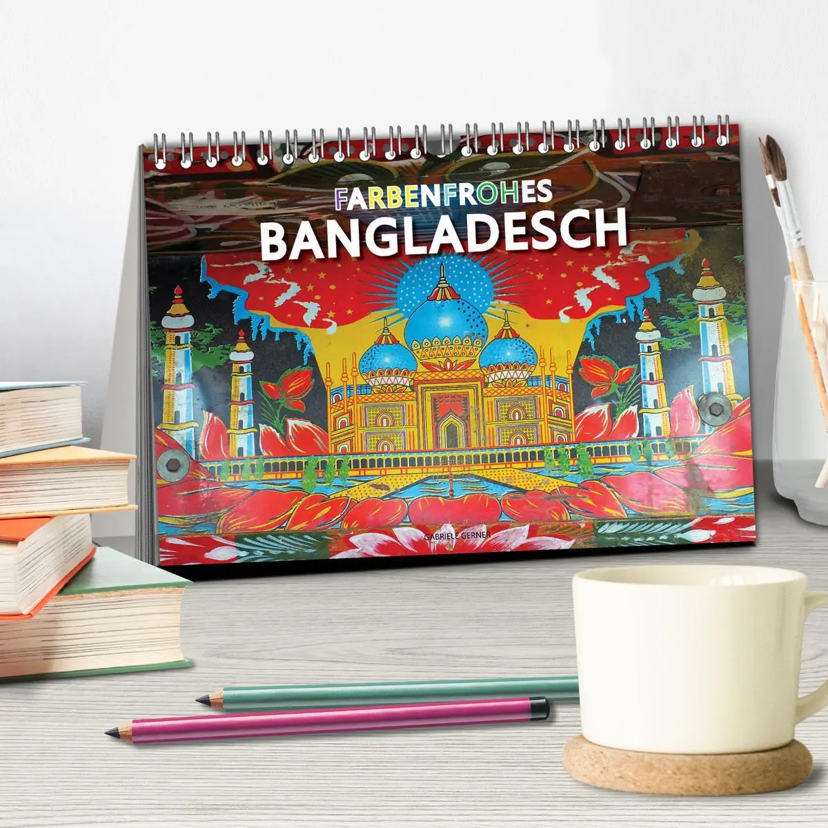 Bild: 9783457459843 | Farbenfrohes Bangladesch (Tischkalender 2026 DIN A5 quer), CALVENDO...