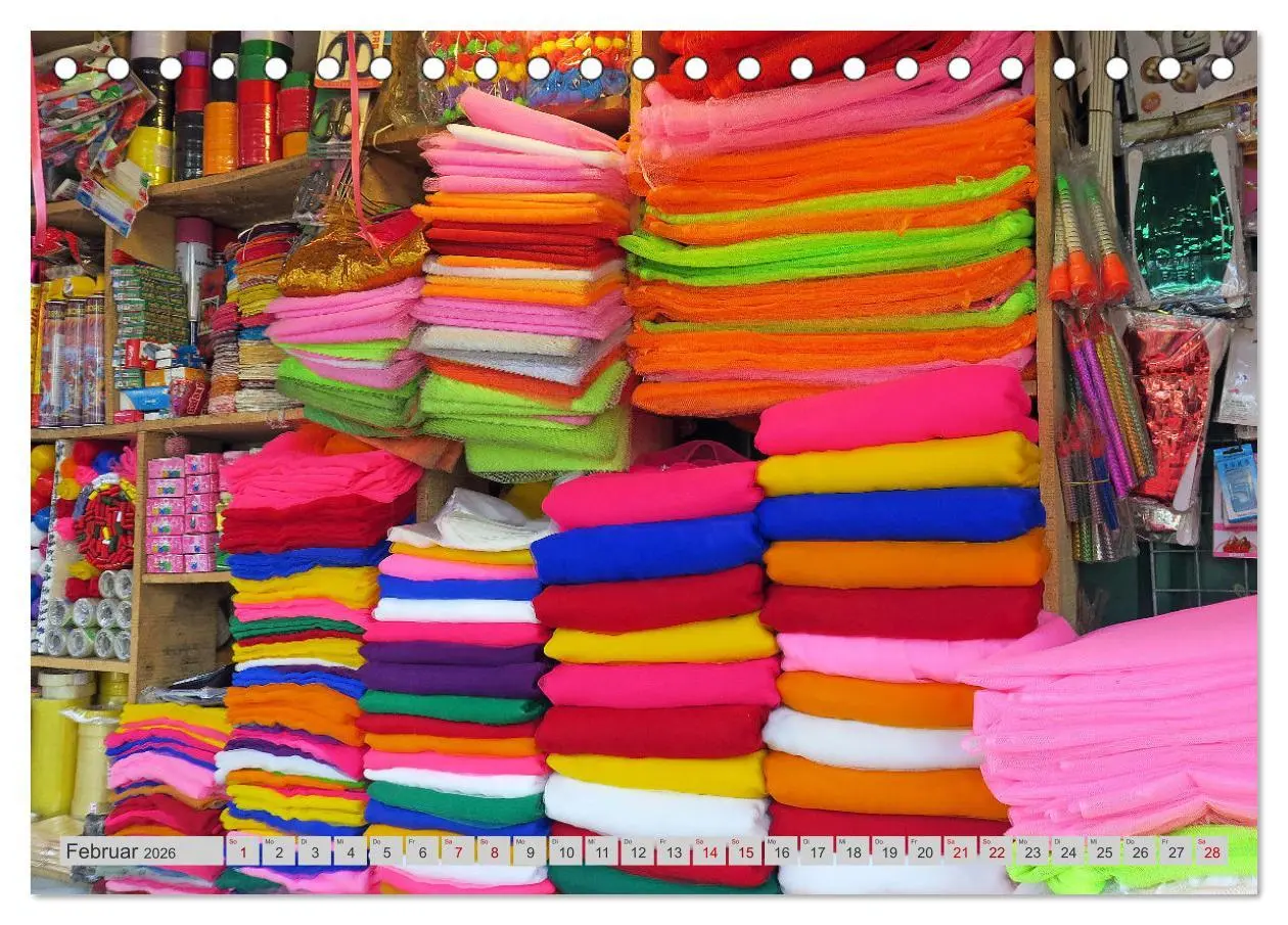Bild: 9783457459843 | Farbenfrohes Bangladesch (Tischkalender 2026 DIN A5 quer), CALVENDO...