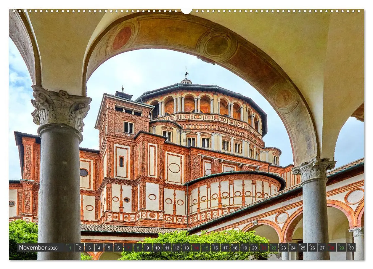 Bild: 9783457529843 | One Day Mailand (Wandkalender 2026 DIN A2 quer), CALVENDO...