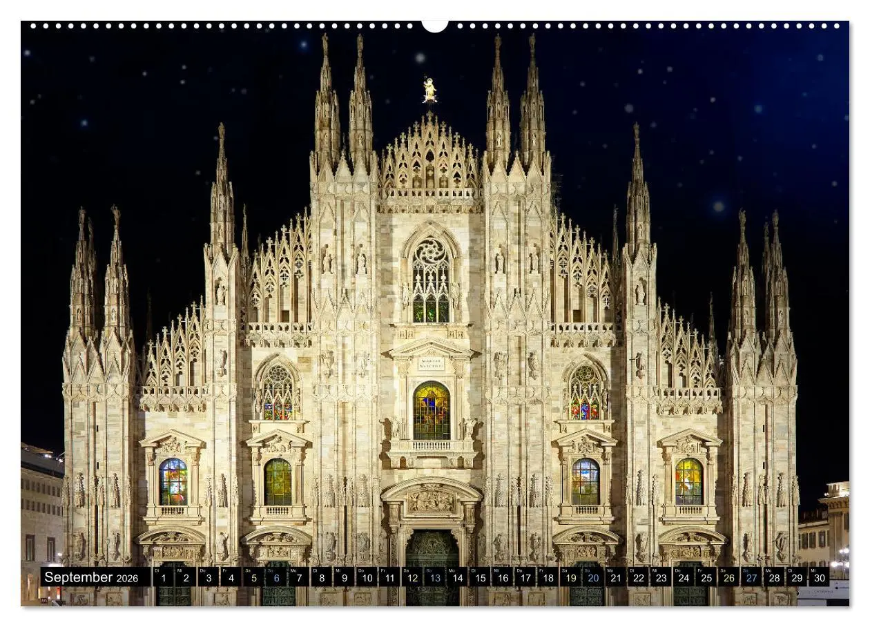 Bild: 9783457529843 | One Day Mailand (Wandkalender 2026 DIN A2 quer), CALVENDO...