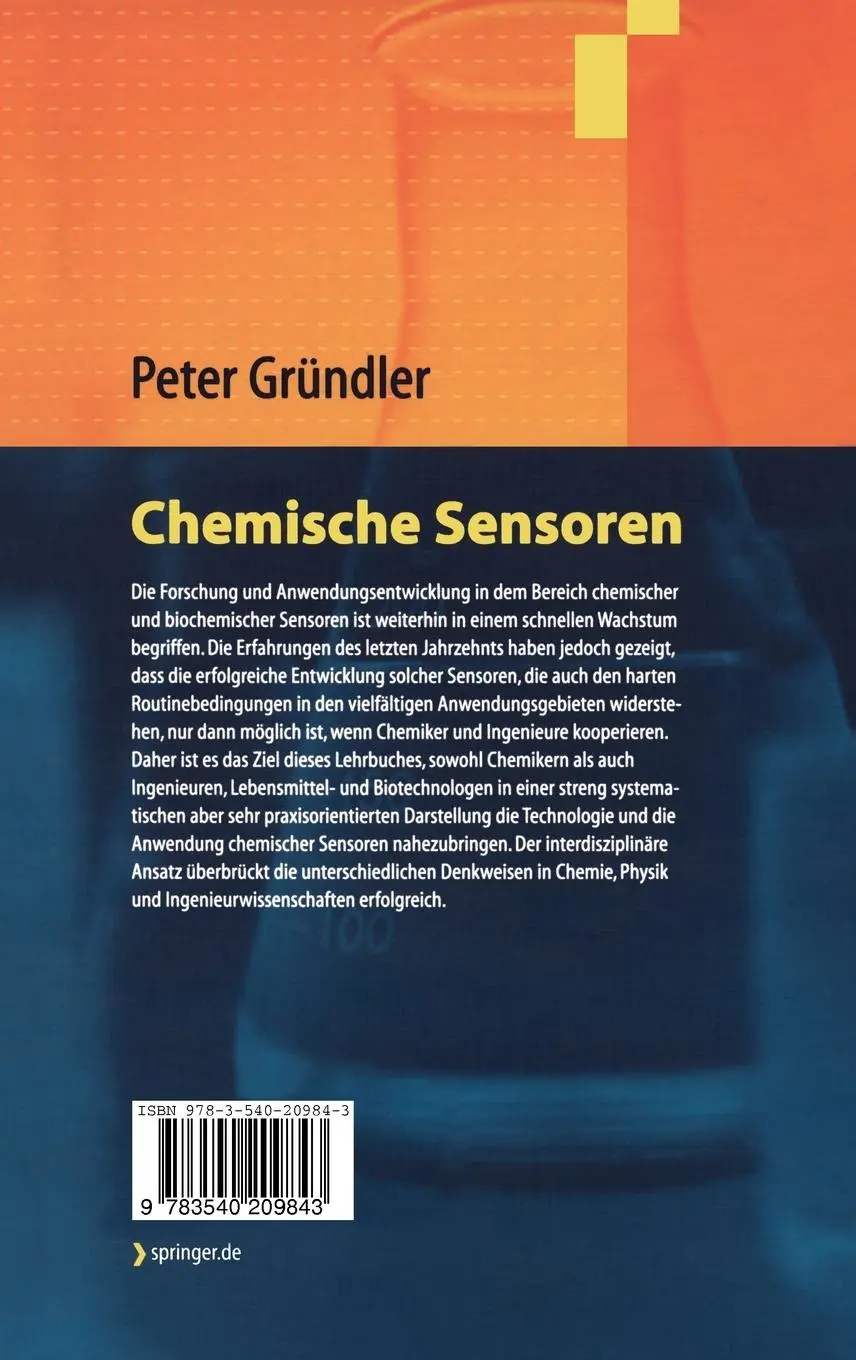 Rückseite: 9783540209843 | Chemische Sensoren | Peter Gründler | Buch | xi | Deutsch | 2004