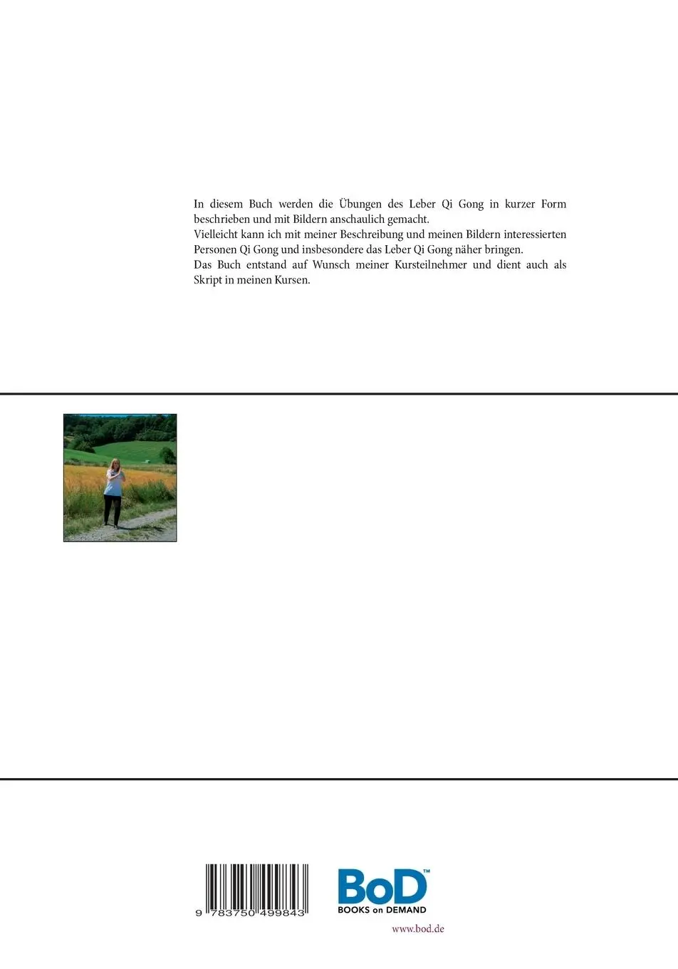 Rückseite: 9783750499843 | Qi Gong - Leber Qi Gong | Janine Isterling | Taschenbuch | Paperback
