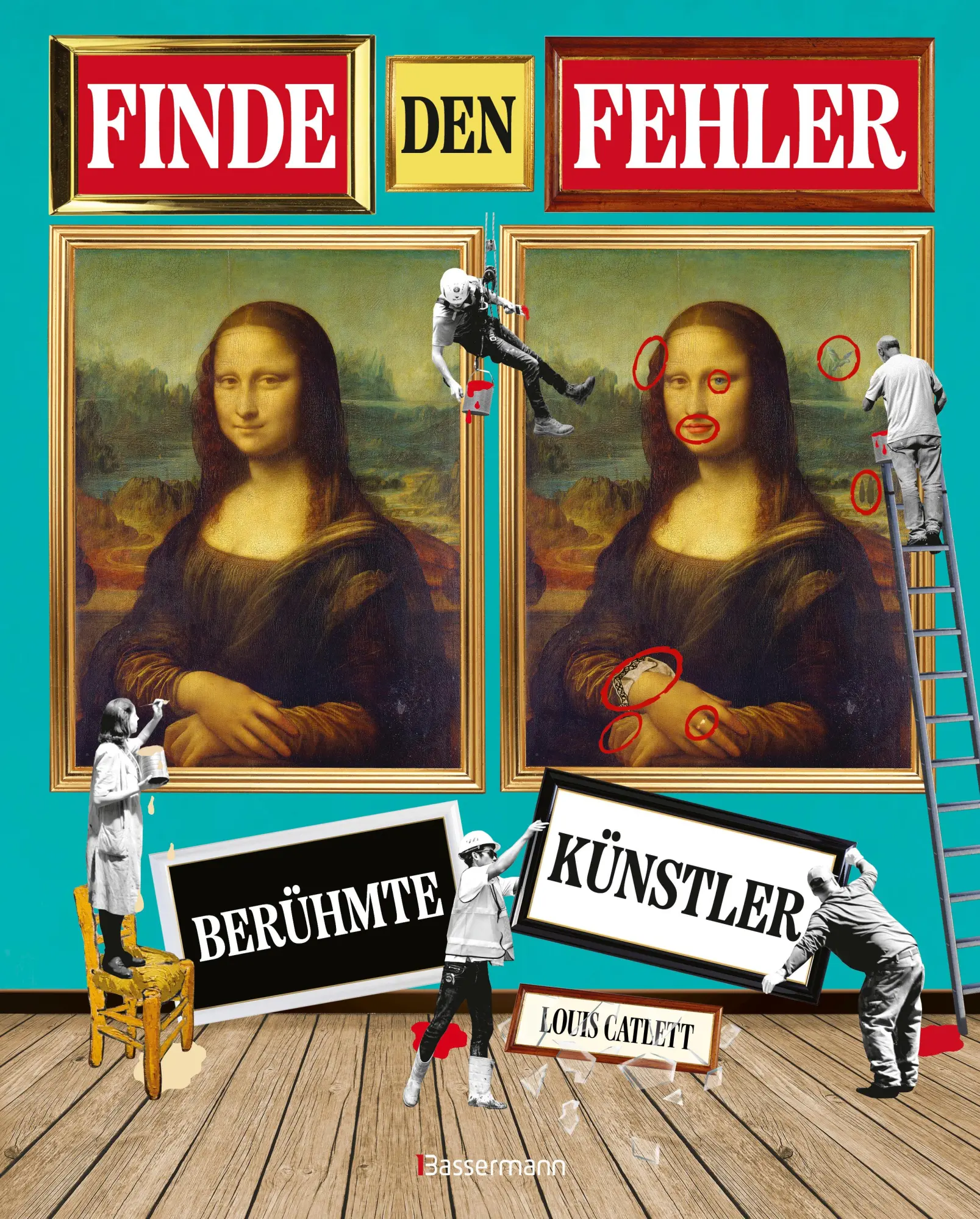 Cover: 9783809449843 | Finde den Fehler - Berühmte Künstler - Bilderrätsel mit 30...
