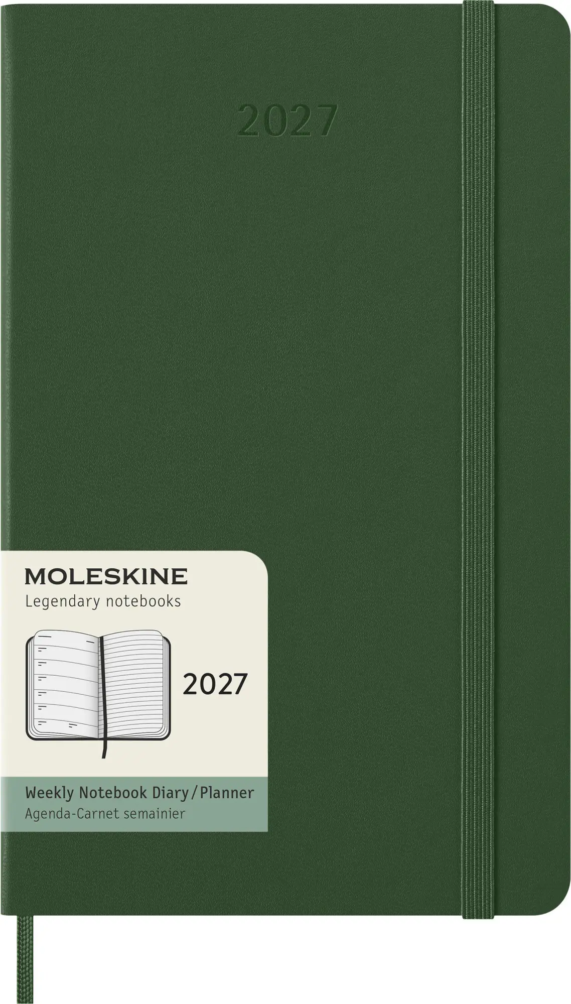 Cover: 8056999279943 | Moleskine 12 Monate Wochen Notizkalender 2027, Large/A5, 1 Wo = 1...