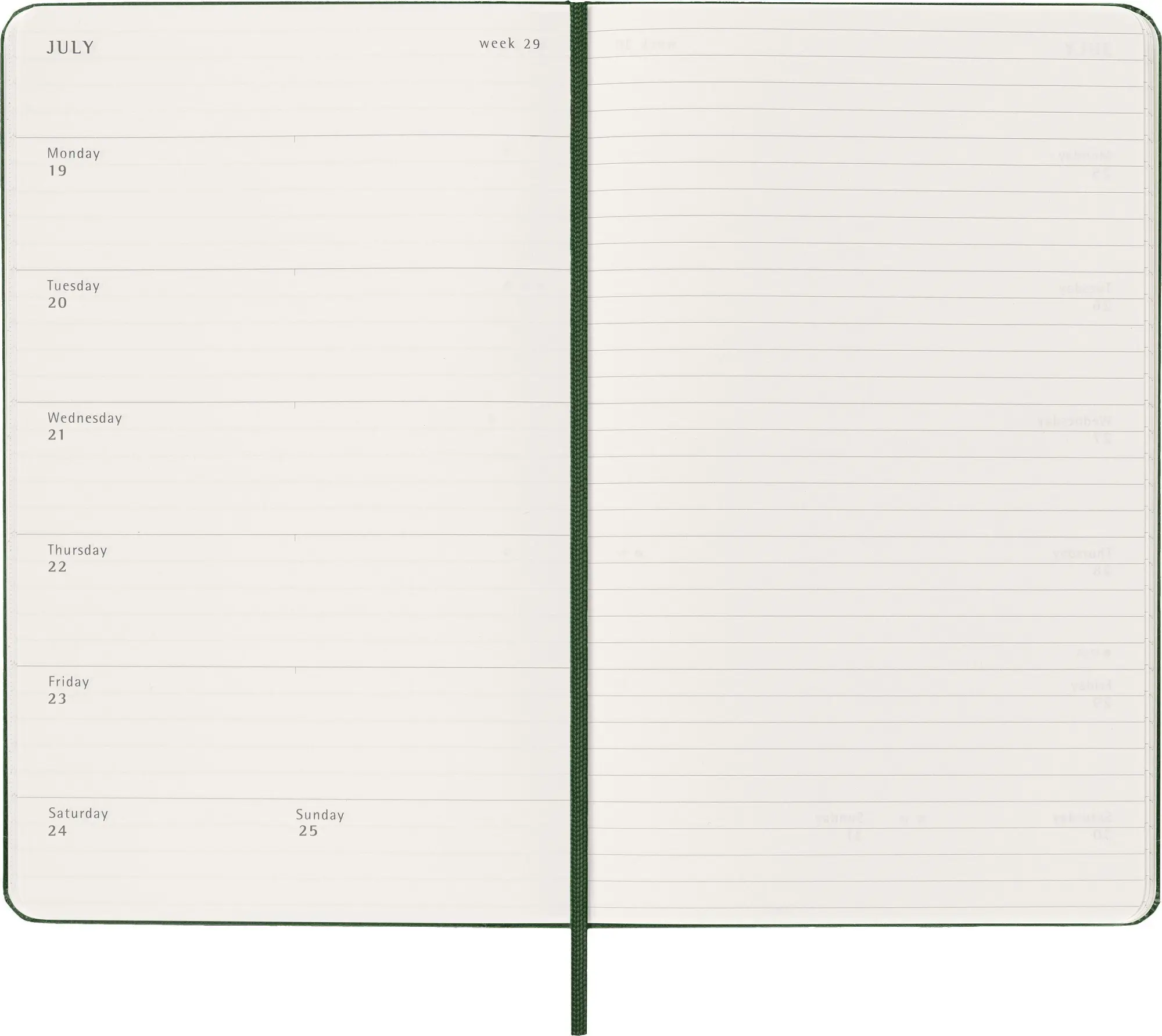 Bild: 8056999279943 | Moleskine 12 Monate Wochen Notizkalender 2027, Large/A5, 1 Wo = 1...