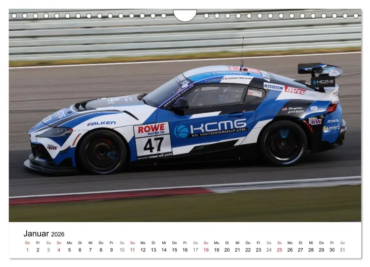 Bild: 9783516229943 | VLN Langstrecken Meisterschaft (Wandkalender 2026 DIN A4 quer),...