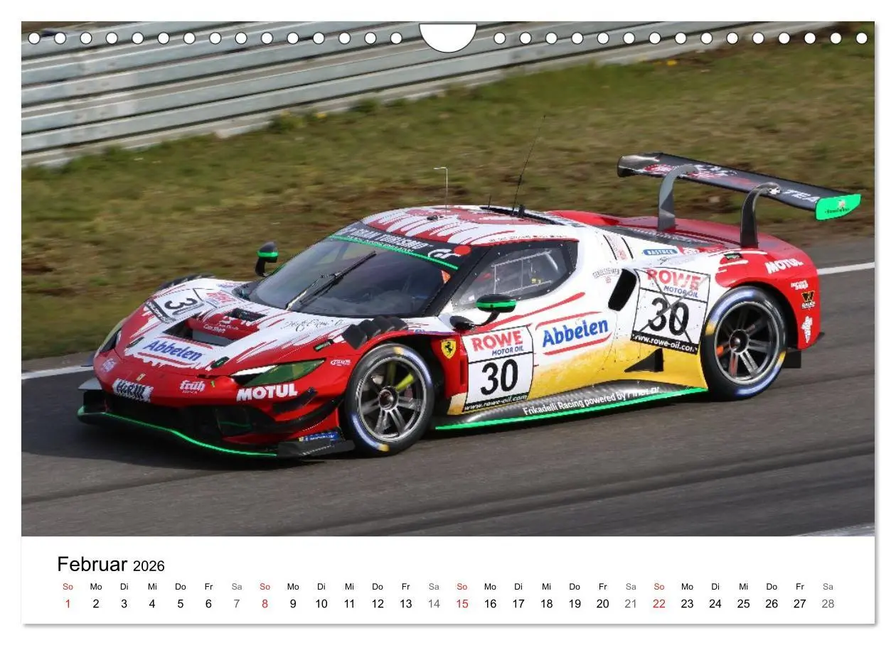 Bild: 9783516229943 | VLN Langstrecken Meisterschaft (Wandkalender 2026 DIN A4 quer),...