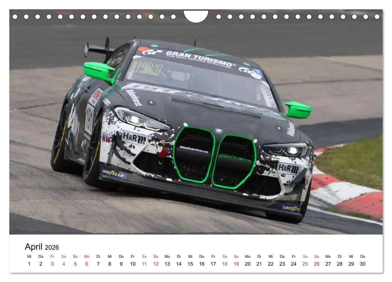 Bild: 9783516229943 | VLN Langstrecken Meisterschaft (Wandkalender 2026 DIN A4 quer),...