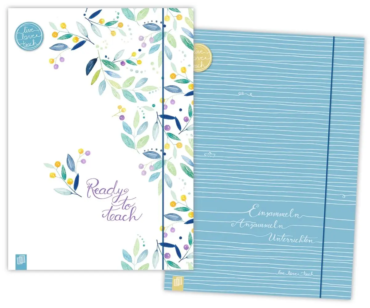 Cover: 9783834639943 | Meine 2 Sammelmappen A4+ - Edition Blumen &amp; Linien | Ruhr | Deutsch