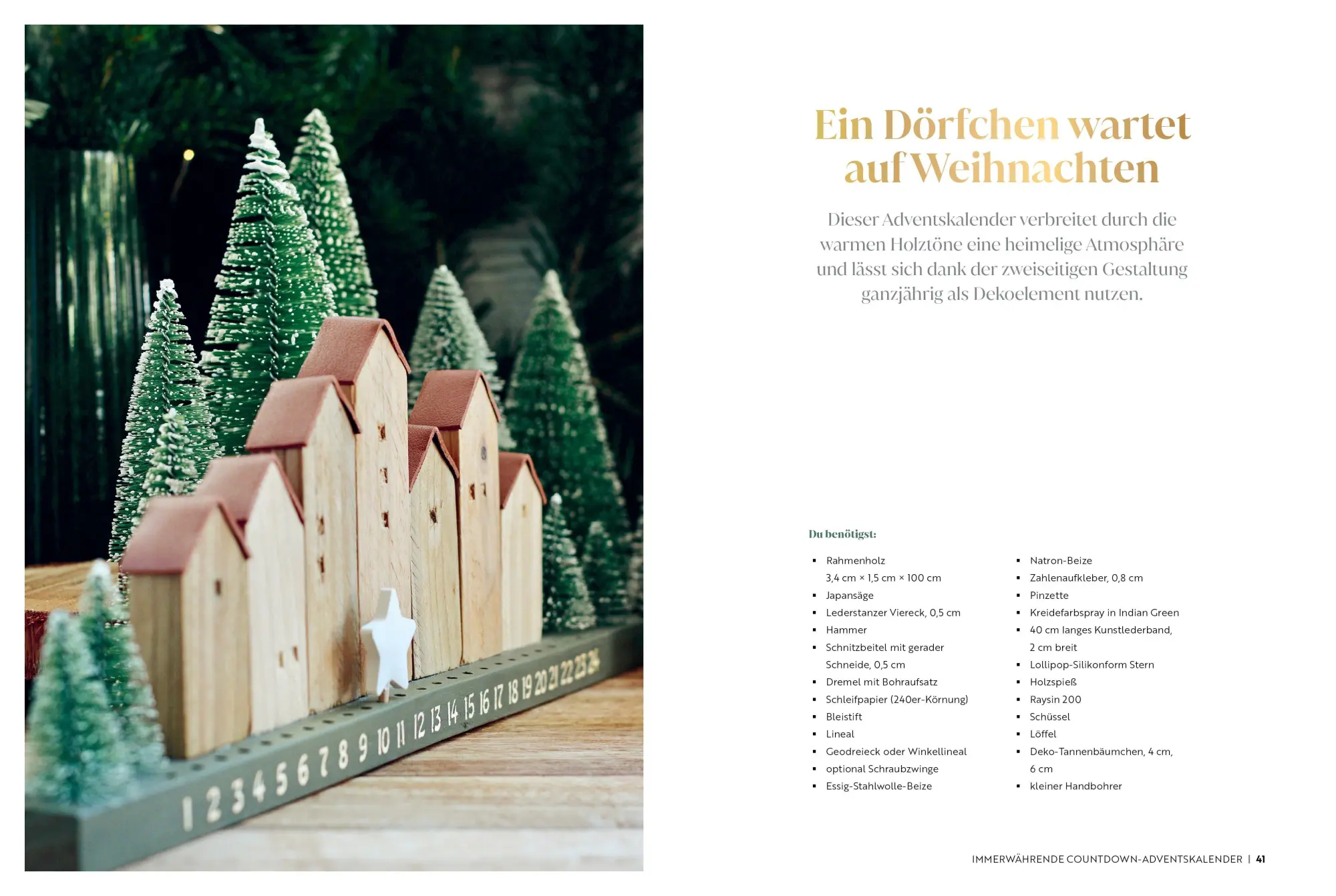 Bild: 9783838839943 | Kreative Vorfreude: Adventskalender und Kränze für eine besinnliche...