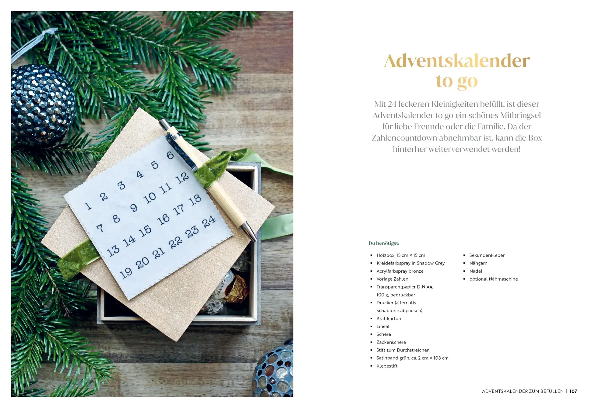Bild: 9783838839943 | Kreative Vorfreude: Adventskalender und Kränze für eine besinnliche...