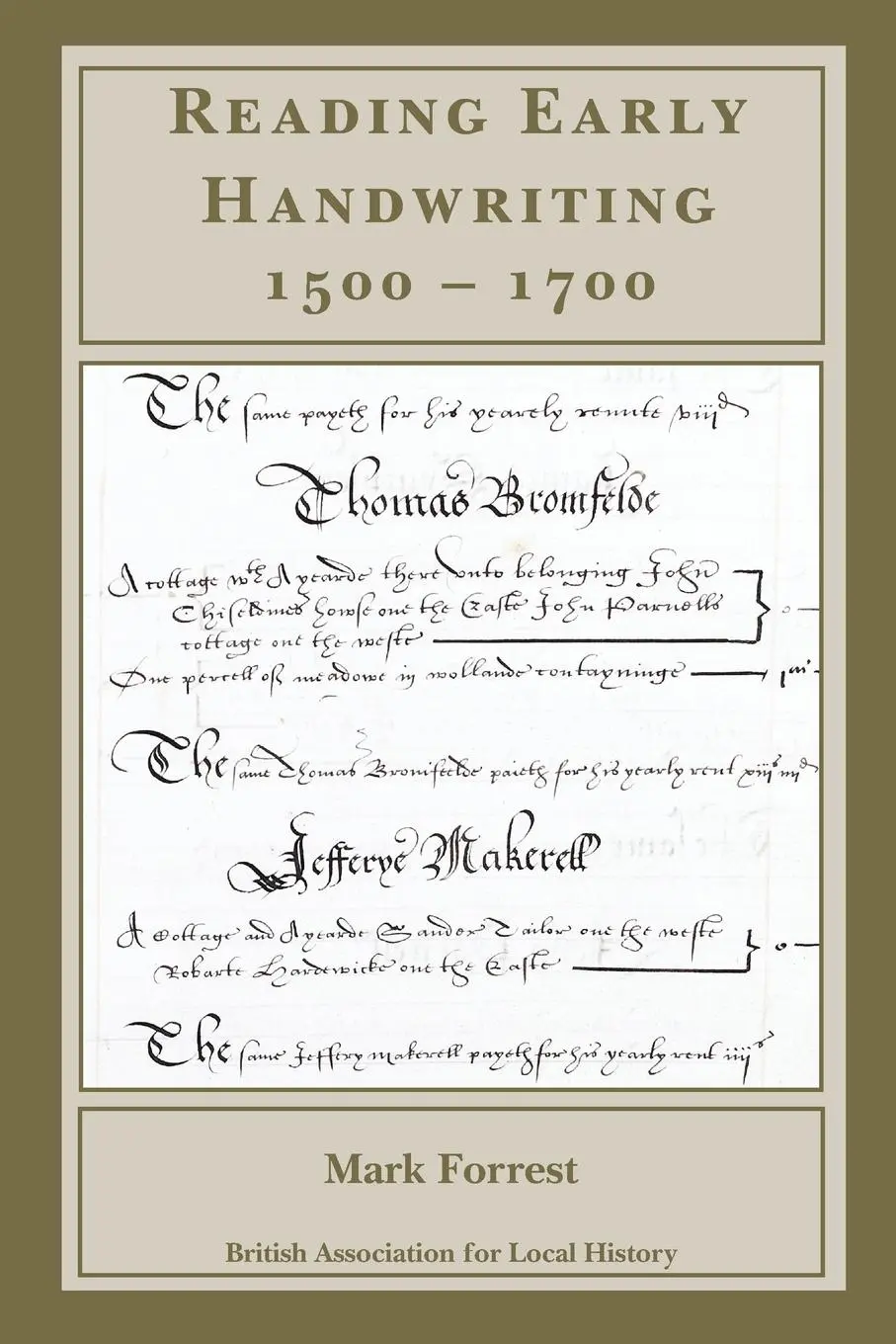 Cover: 9780948140044 | Reading Early Handwriting 1500-1700 | Mark Forrest | Taschenbuch