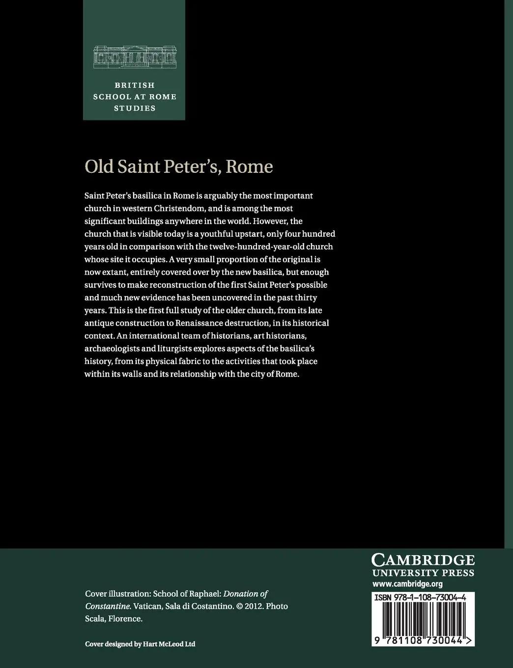 Rückseite: 9781108730044 | Old Saint Peter's, Rome | Rosamond Mckitterick (u. a.) | Taschenbuch