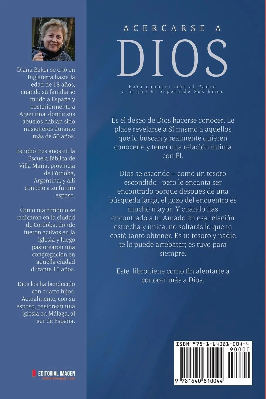 Rückseite: 9781640810044 | Acercarse a Dios | Diana Baker | Taschenbuch | Kartoniert / Broschiert