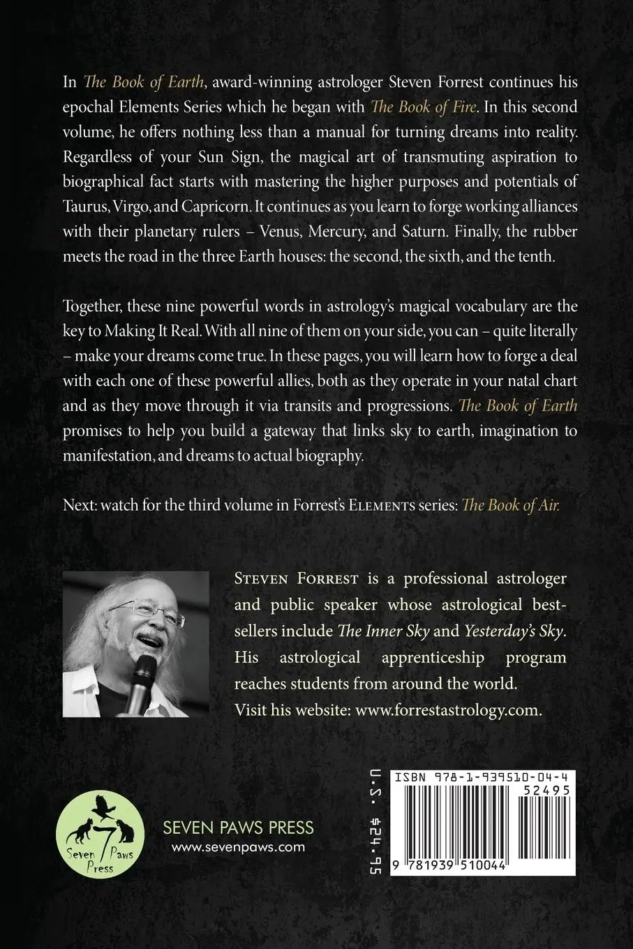 Rückseite: 9781939510044 | The Book of Earth | Making It Real | Steven Forrest | Taschenbuch