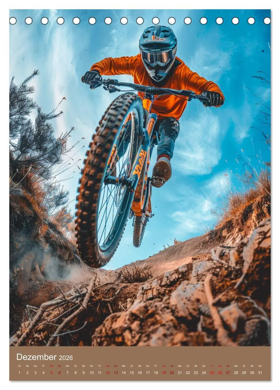 Bild: 9783516270044 | Freeride Adrenalin (Tischkalender 2026 DIN A5 hoch), CALVENDO...