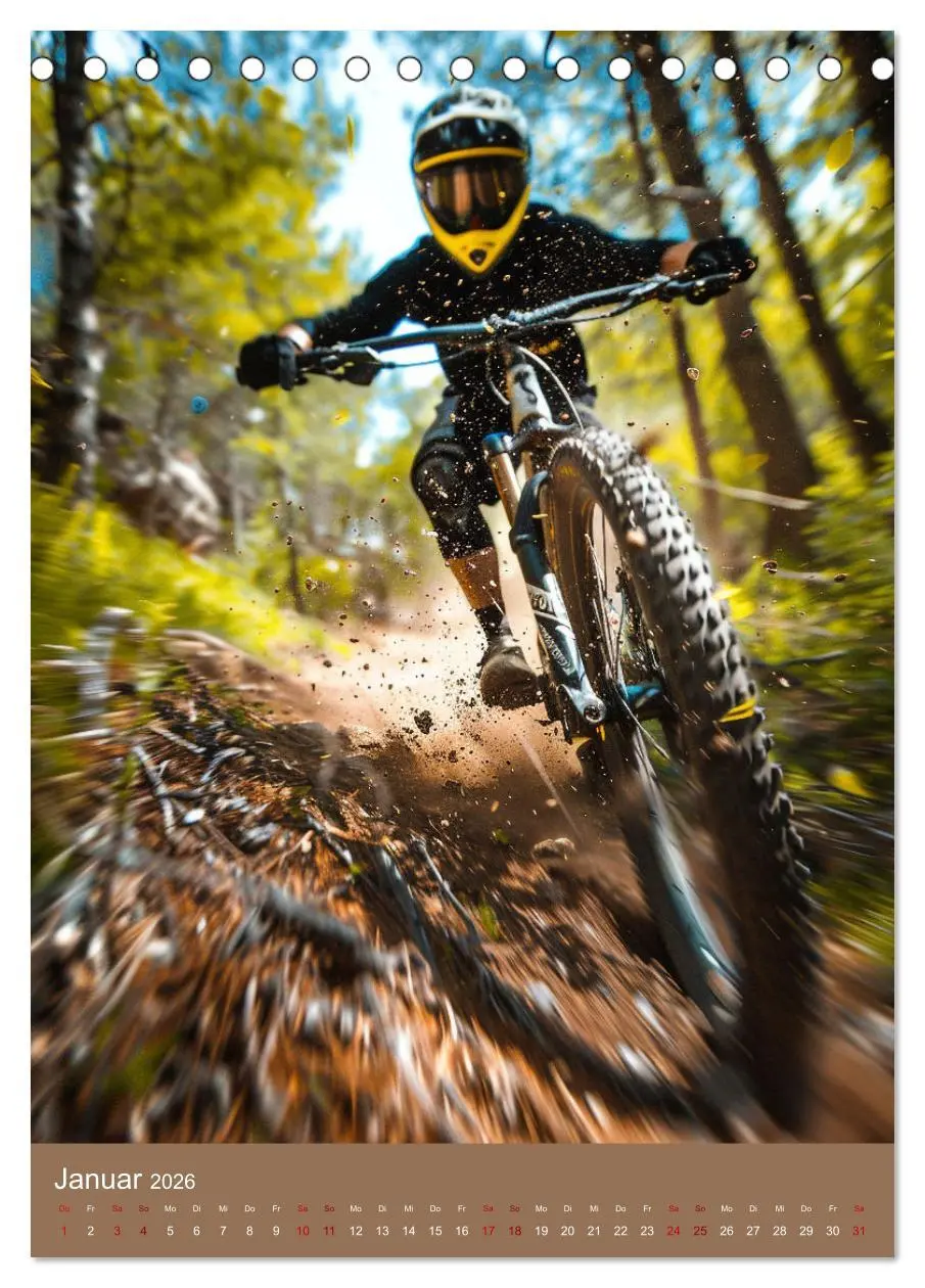 Bild: 9783516270044 | Freeride Adrenalin (Tischkalender 2026 DIN A5 hoch), CALVENDO...