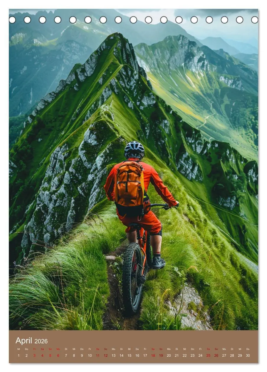 Bild: 9783516270044 | Freeride Adrenalin (Tischkalender 2026 DIN A5 hoch), CALVENDO...