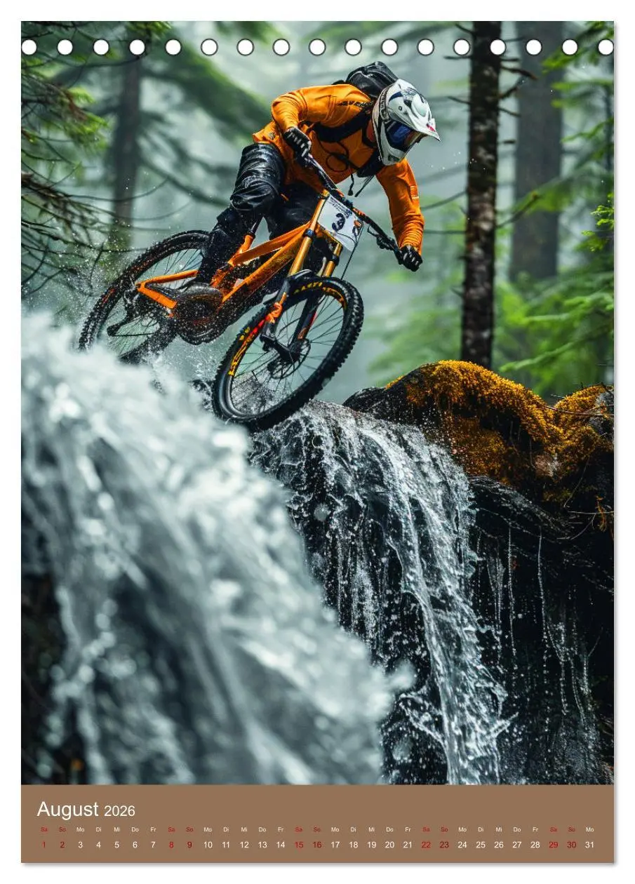 Bild: 9783516270044 | Freeride Adrenalin (Tischkalender 2026 DIN A5 hoch), CALVENDO...