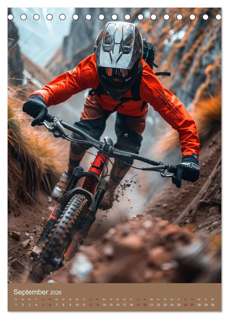 Bild: 9783516270044 | Freeride Adrenalin (Tischkalender 2026 DIN A5 hoch), CALVENDO...