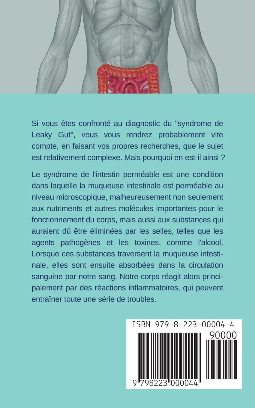 Rückseite: 9798223000044 | Leaky Gut Syndrome pour les débutants Le livre d'entraide Comment...