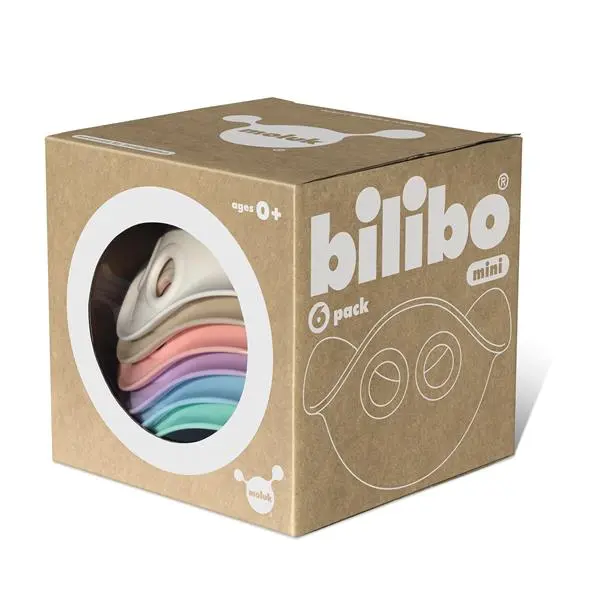 Cover: 7640153430144 | Bilibo Mini Stapel &amp; Badespielzeug pastell 6x1ass | 2843014