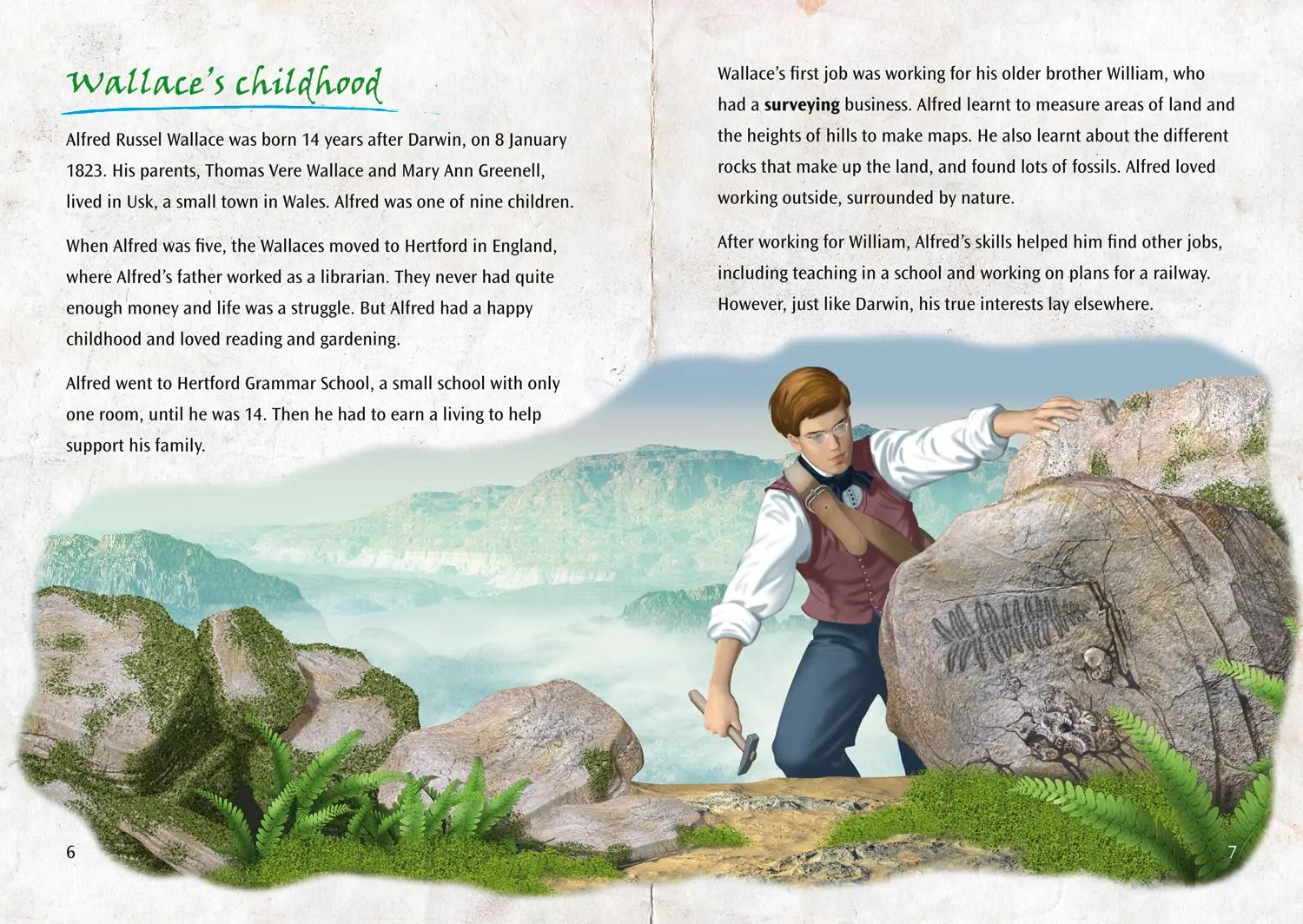 Bild: 9780007530144 | Charles Darwin and Alfred Russel Wallace | Band 18/Pearl | Claybourne