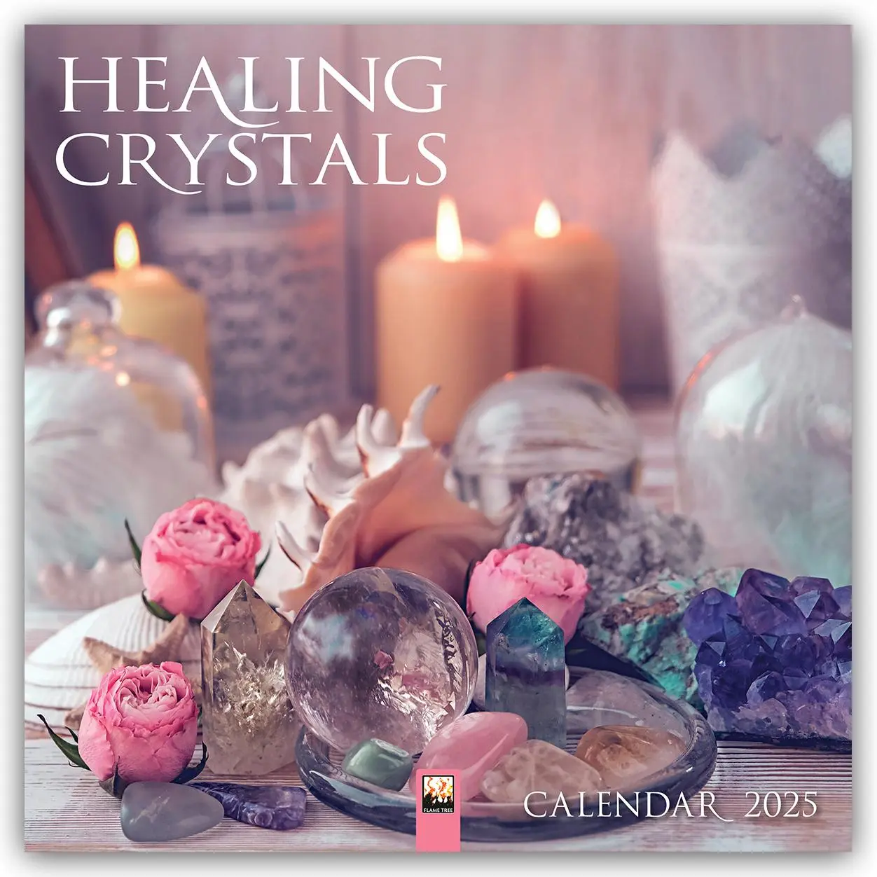 Cover: 9781835620144 | Healing Crystals Wall Calendar 2025 (Art Calendar) | Publishing | 2025
