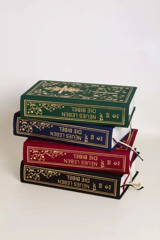 Bild: 9783417020144 | Neues Leben. Die Bibel - Golden Grace Edition, Marineblau | Preston