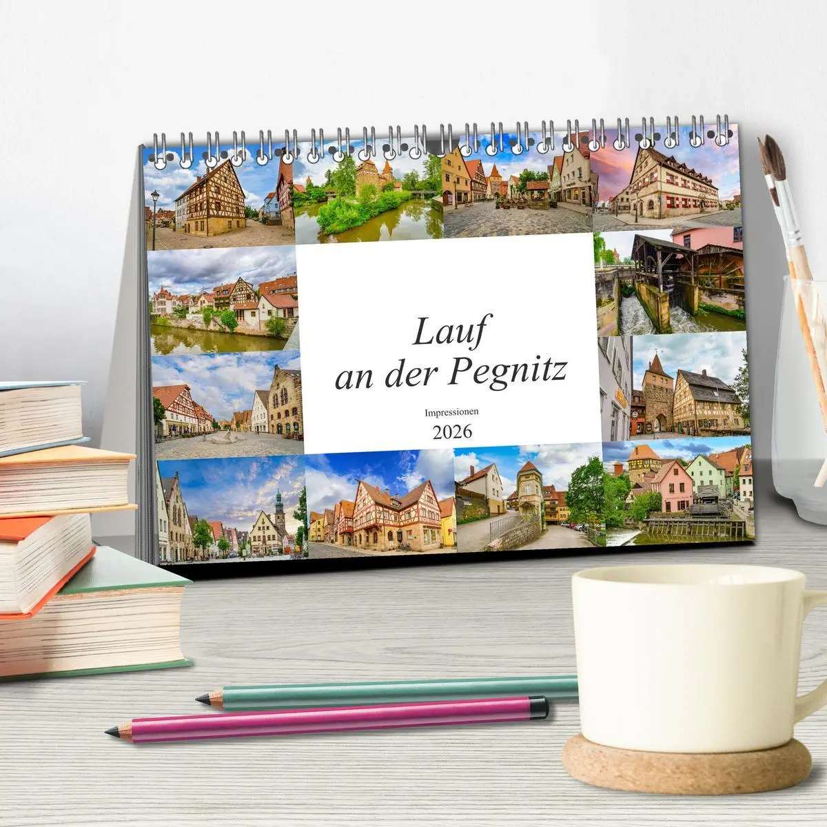 Bild: 9783457790144 | Lauf an der Pegnitz Impressionen (Tischkalender 2026 DIN A5 quer),...