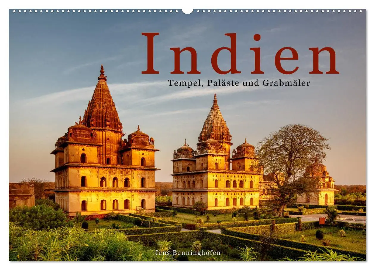 Cover: 9783457860144 | Indien: Tempel, Paläste und Grabmäler (Wandkalender 2026 DIN A2...