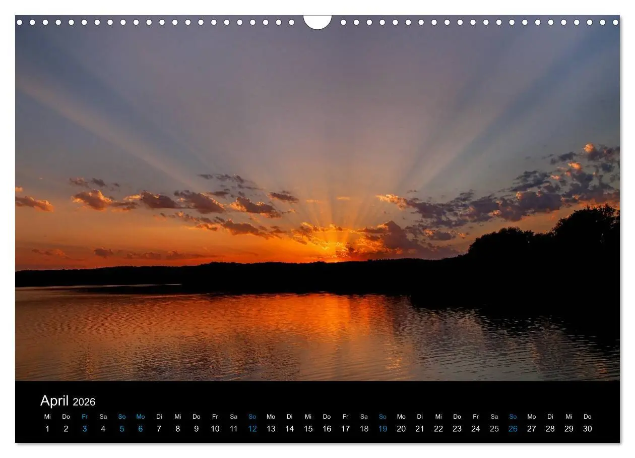 Bild: 9783516190144 | Sonnenuntergänge (Wandkalender 2026 DIN A3 quer), CALVENDO...