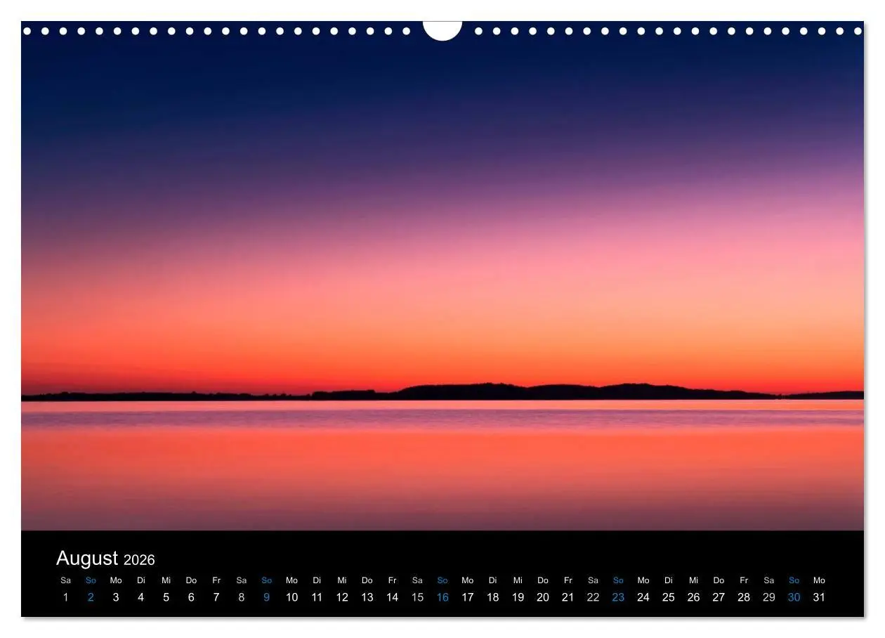 Bild: 9783516190144 | Sonnenuntergänge (Wandkalender 2026 DIN A3 quer), CALVENDO...