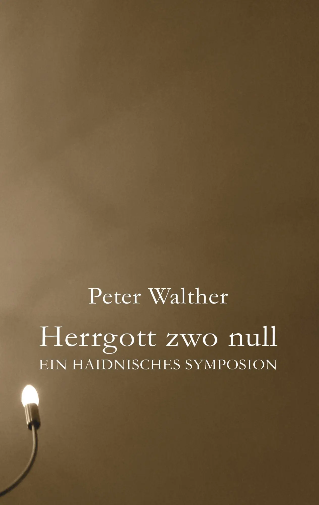 Cover: 9783748160144 | Herrgott zwo null | Ein haidnisches Symposion | Peter Walther | Buch