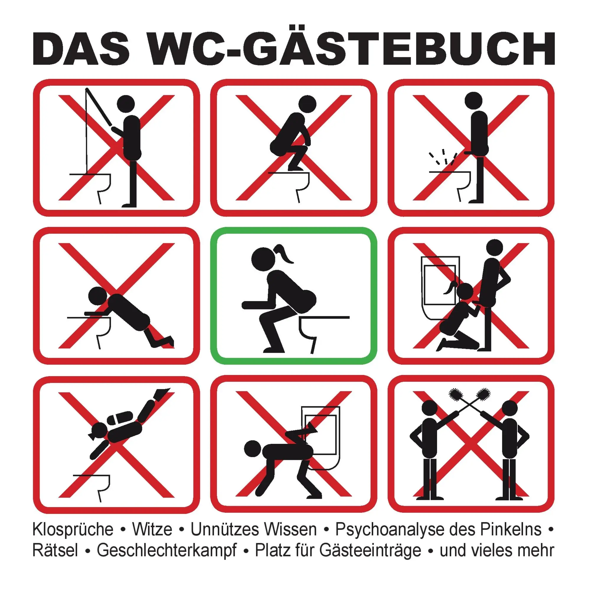 Cover: 9783848220144 | Das WC-Gästebuch | Andrea Breunig (u. a.) | Taschenbuch | 88 S. | 2012