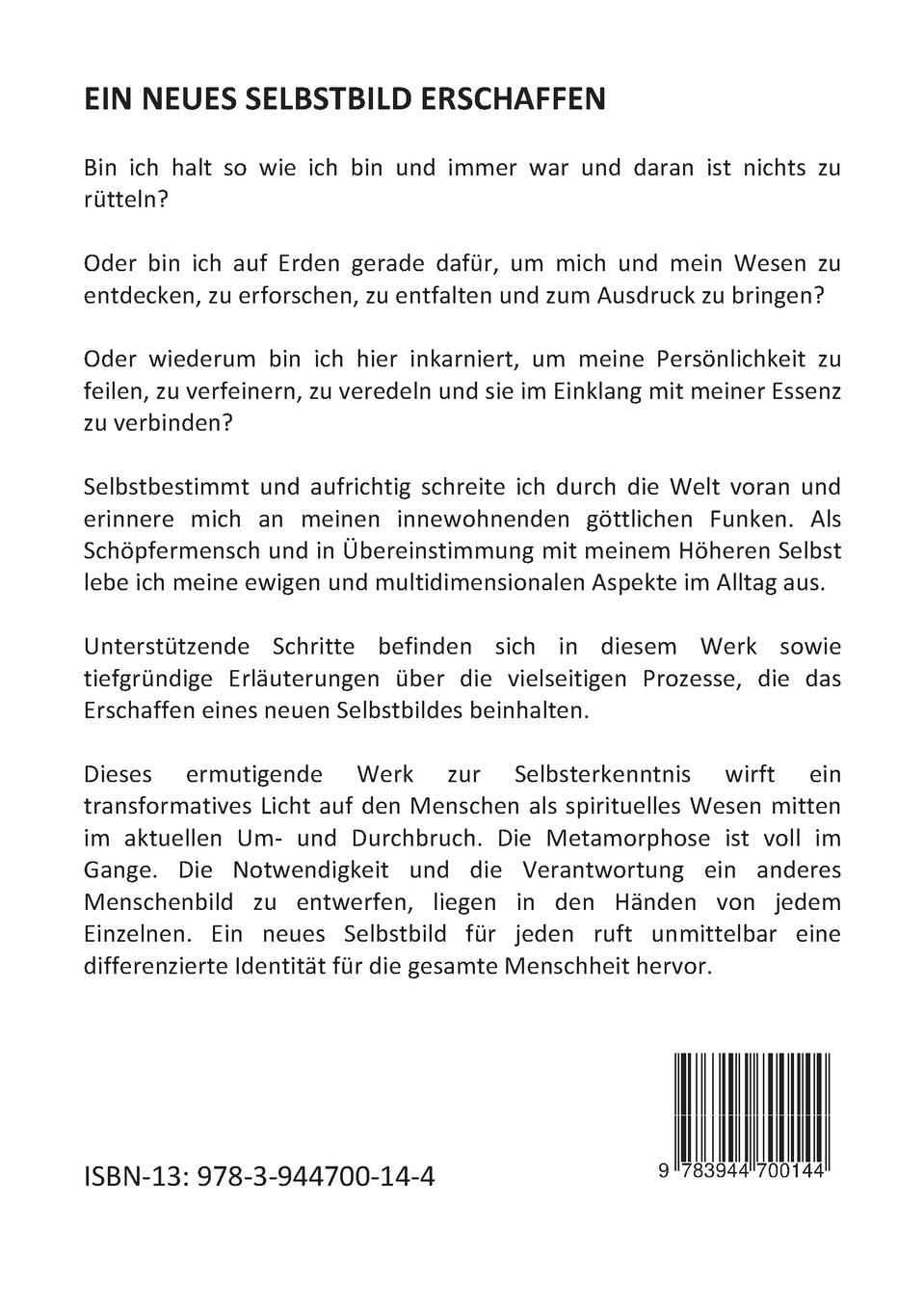 Rückseite: 9783944700144 | Ein neues Selbstbild erschaffen | Aurélienne Dauguet | Taschenbuch