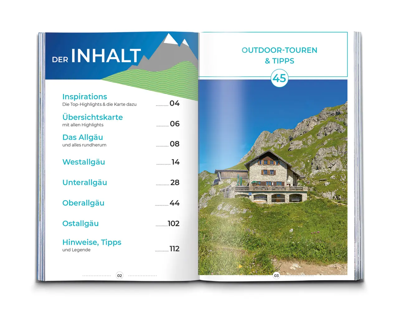 Rückseite: 9783991540144 | KOMPASS Inspiration Allgäu | 45 Natur- und Wanderhighlights | Buch