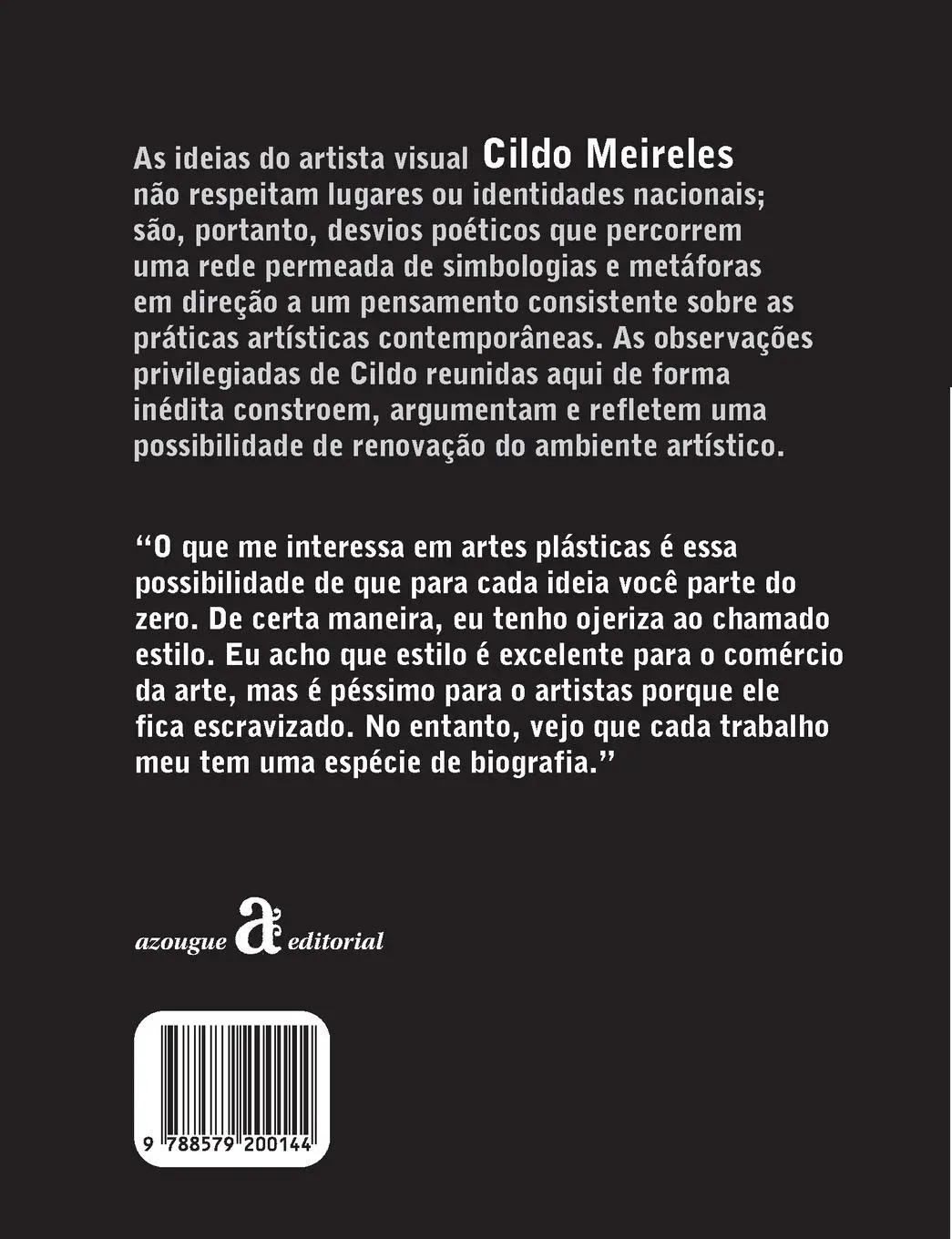 Rückseite: 9788579200144 | Cildo Meireles - Encontros | Cildo Meireles | Taschenbuch | 2023