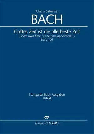 Cover: 9790007140144 | Gottes Zeit ist die allerbeste Zeit (Klavierauszug) | Bach | Buch