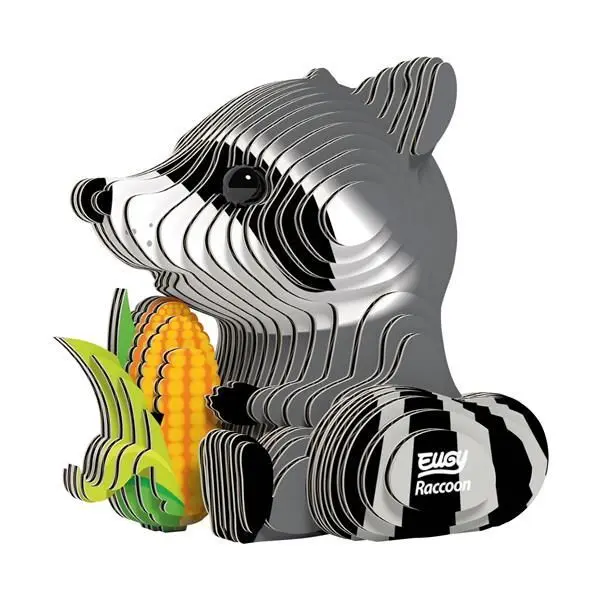 Bild: 9421036940244 | EUGY 3D Bastelset Waschbär | Kit (Bastelset) | 650103 | Deutsch | 2024