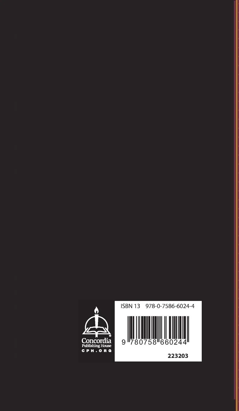 Rückseite: 9780758660244 | Luther's Small Catechism &amp; Explanation - 2017 Edition | Martin Luther
