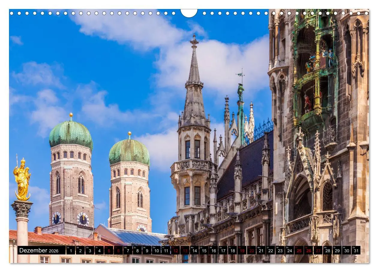 Bild: 9783457780244 | MÜNCHEN Impressionen einer Weltstadt (Wandkalender 2026 DIN A3...