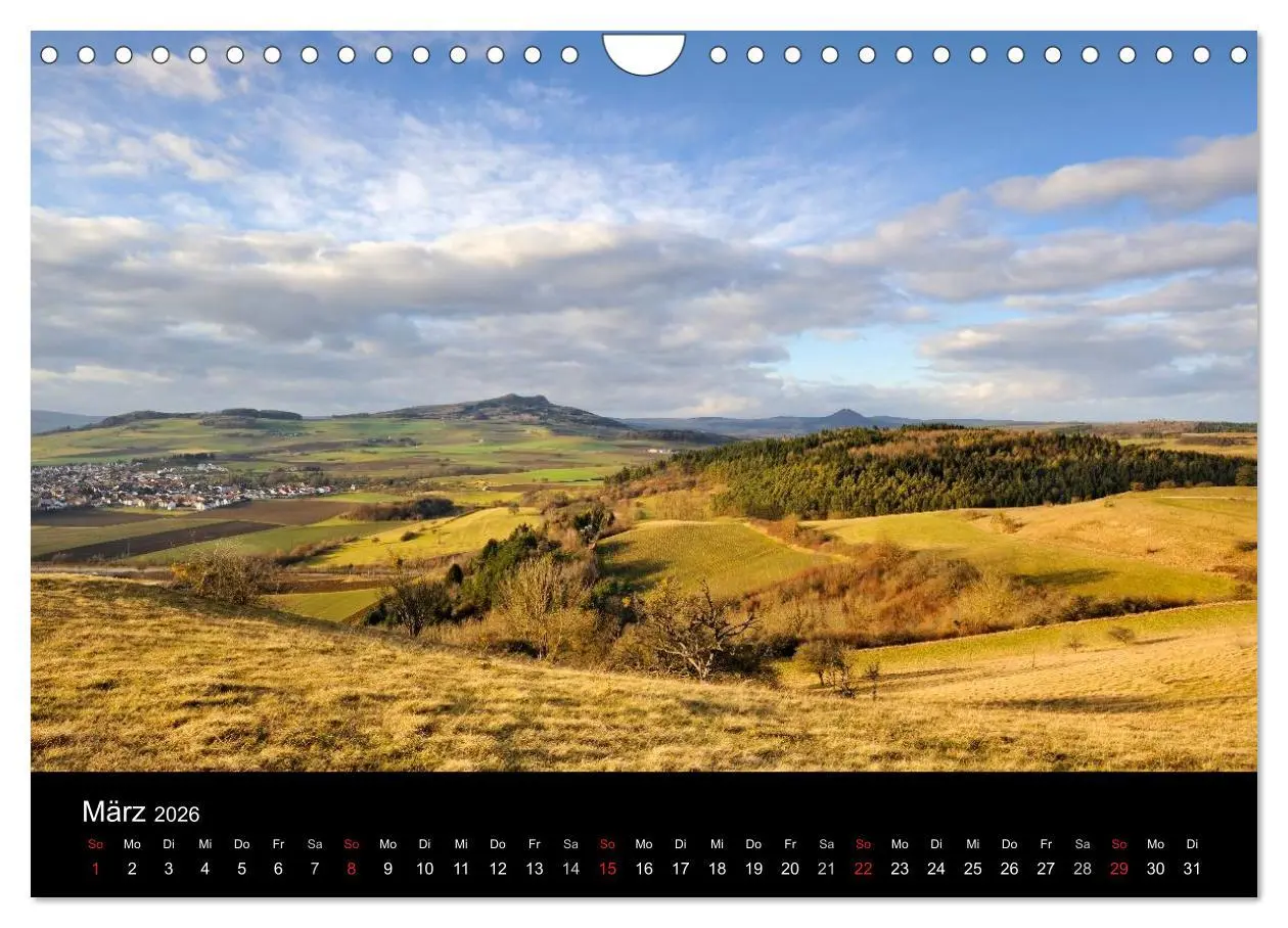 Bild: 9783516180244 | Vulkanlandschaft Hegau 2026 (Wandkalender 2026 DIN A4 quer),...
