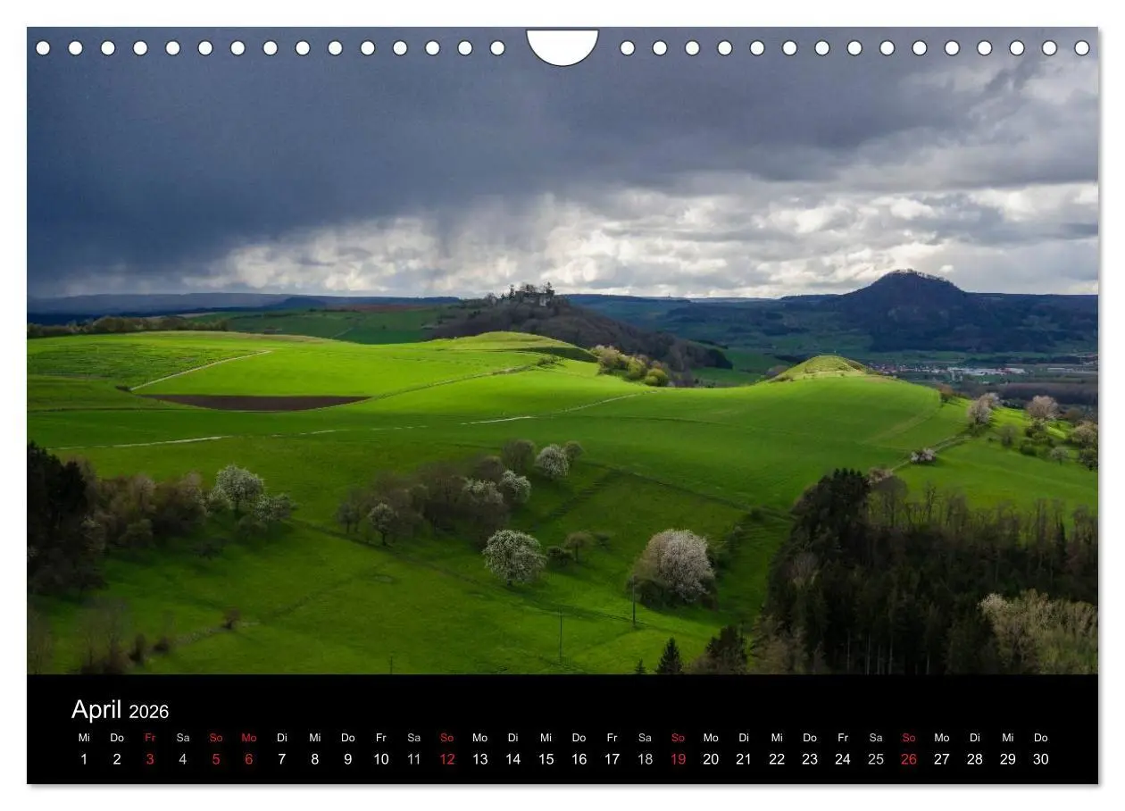 Bild: 9783516180244 | Vulkanlandschaft Hegau 2026 (Wandkalender 2026 DIN A4 quer),...