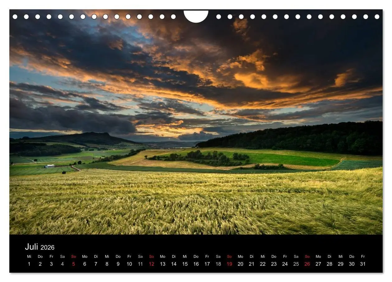 Bild: 9783516180244 | Vulkanlandschaft Hegau 2026 (Wandkalender 2026 DIN A4 quer),...