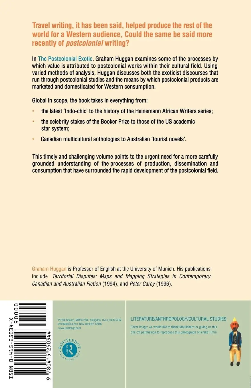 Rückseite: 9780415250344 | The Postcolonial Exotic | Marketing the Margins | Graham Huggan | Buch