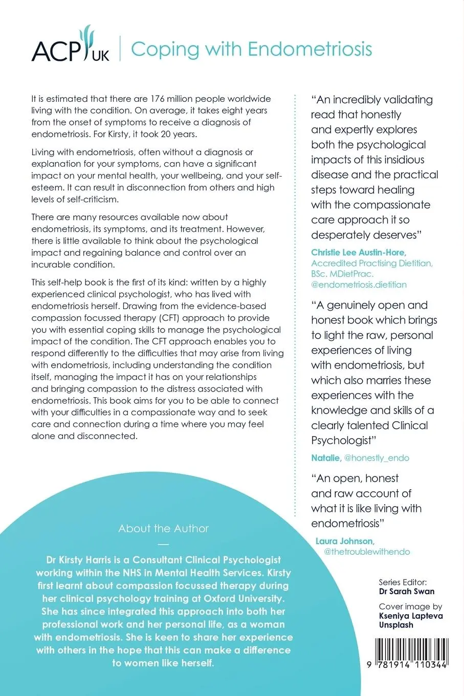 Rückseite: 9781914110344 | Coping With Endometriosis | Kirsty Harris | Taschenbuch | Englisch